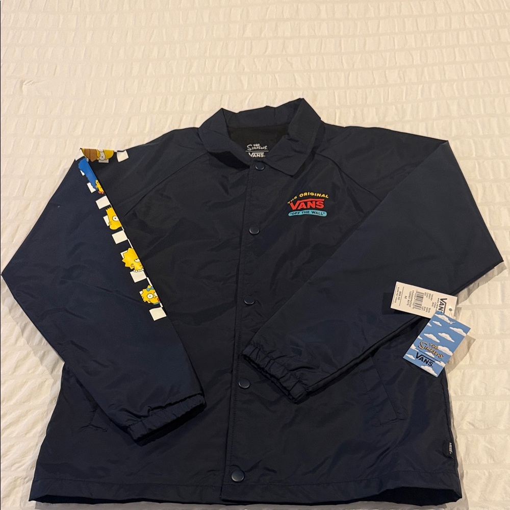 Vans Dark Blue Kids Lightweight Jacket  I have a medium and a small available
